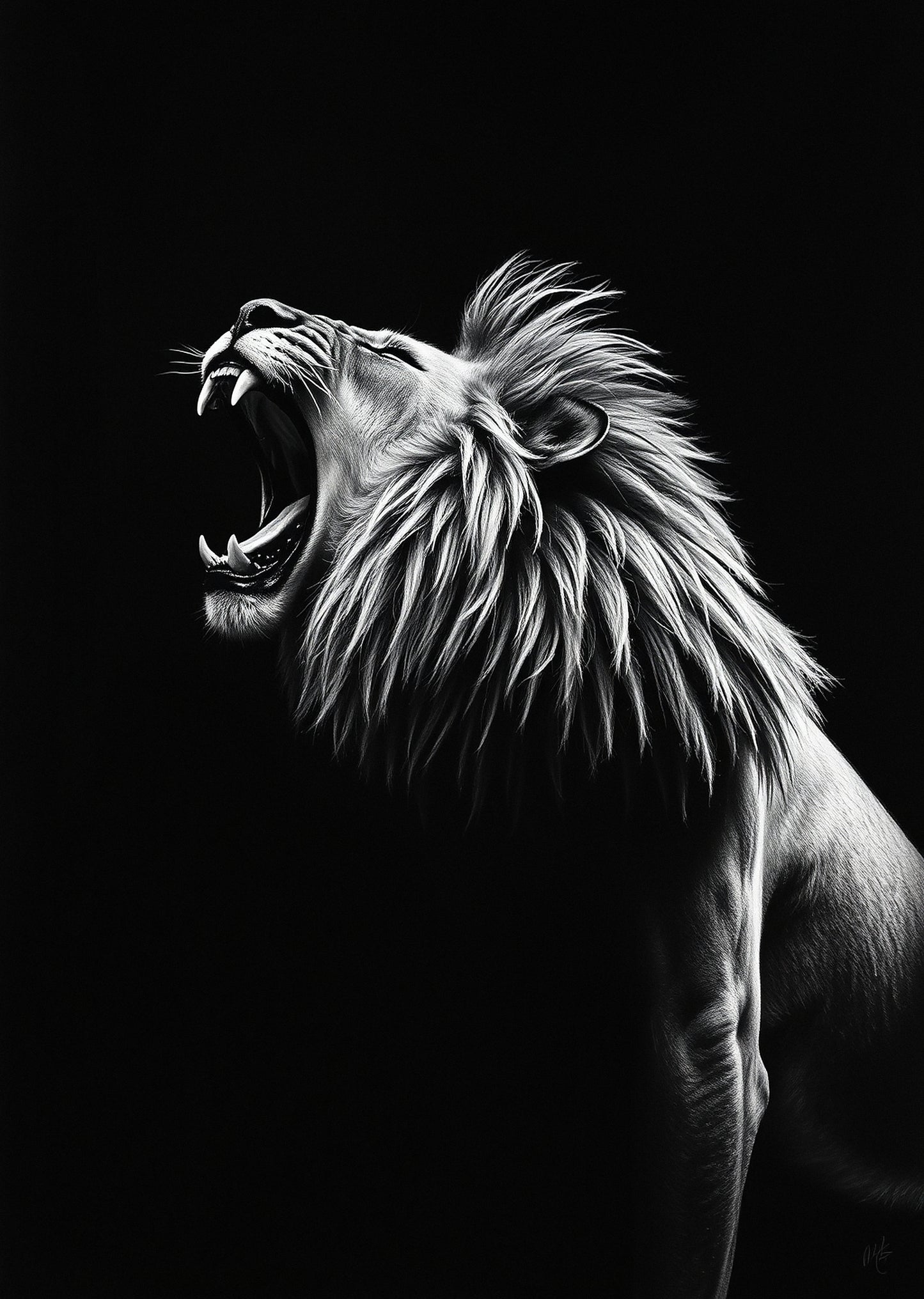 Ink Lion Roar
