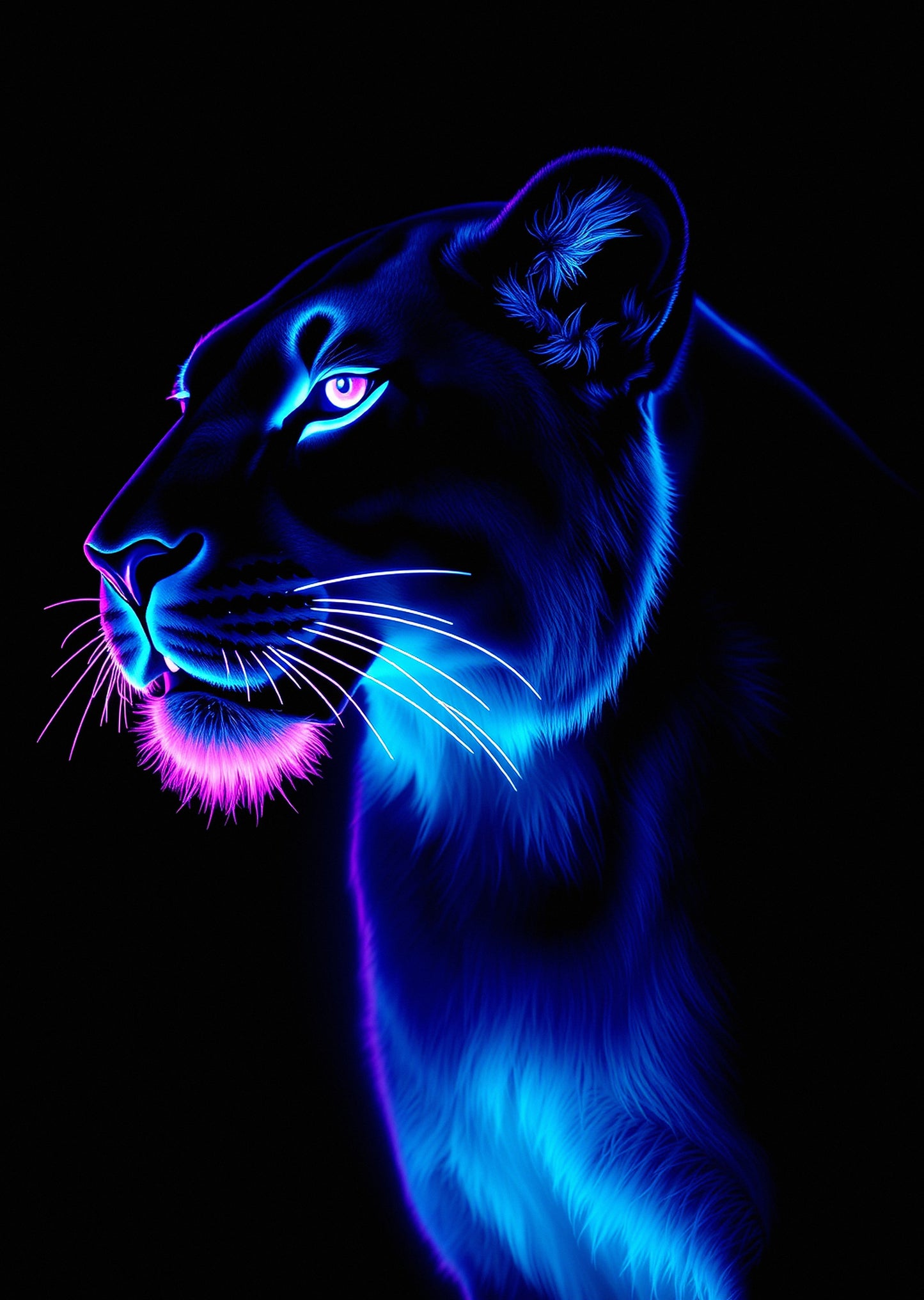 Neon Lioness