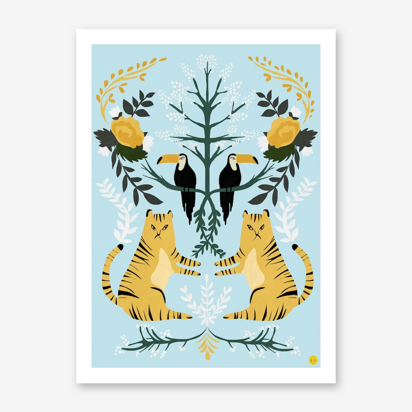 Lions Art Print Framed Wall Art Poster Canvas Print Picture