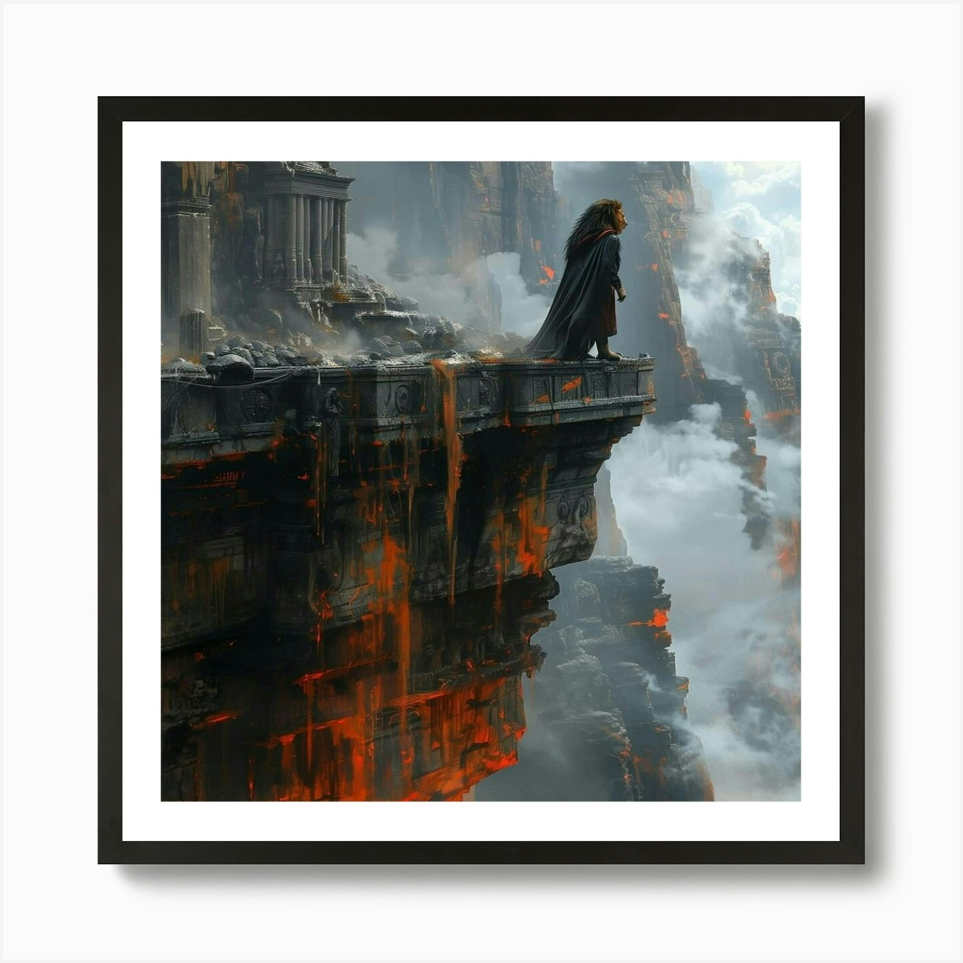 Lion king Art Print Framed Wall Art Poster Canvas Print Picture