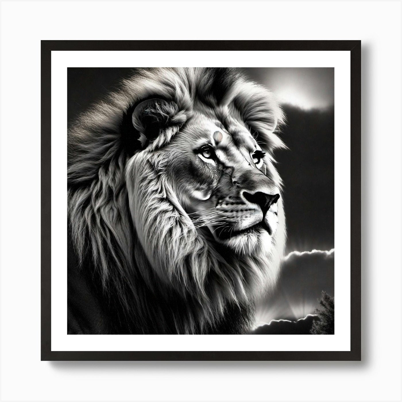 Lionn Art Print Framed Wall Art Poster Canvas Print Picture