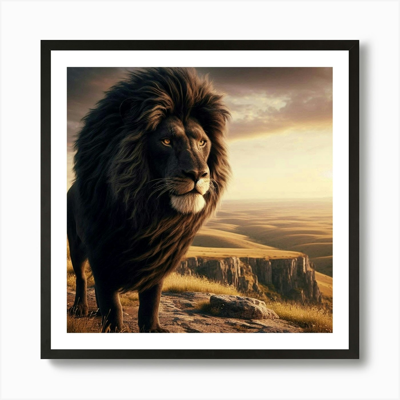 Lion King 45 Art Print Framed Wall Art Poster Canvas Print Picture