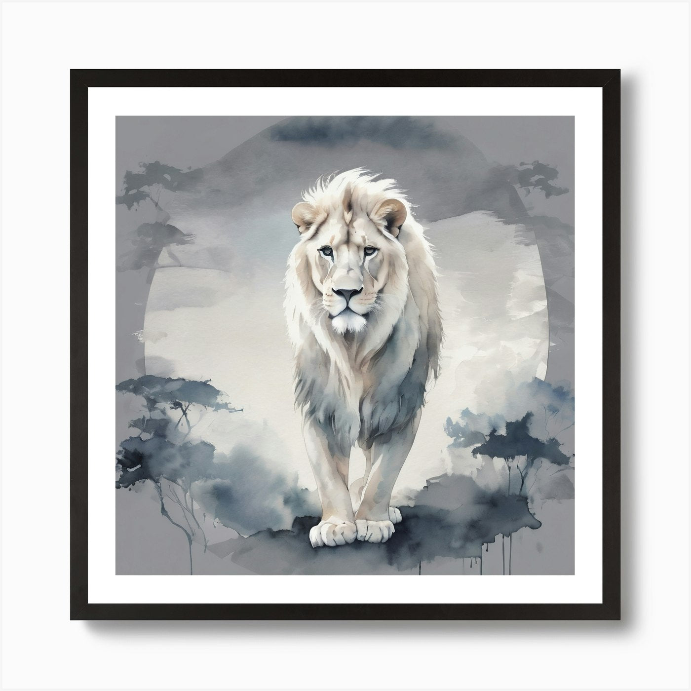Lion Canvas Art Art Print Framed Wall Art Poster Canvas Print Picture