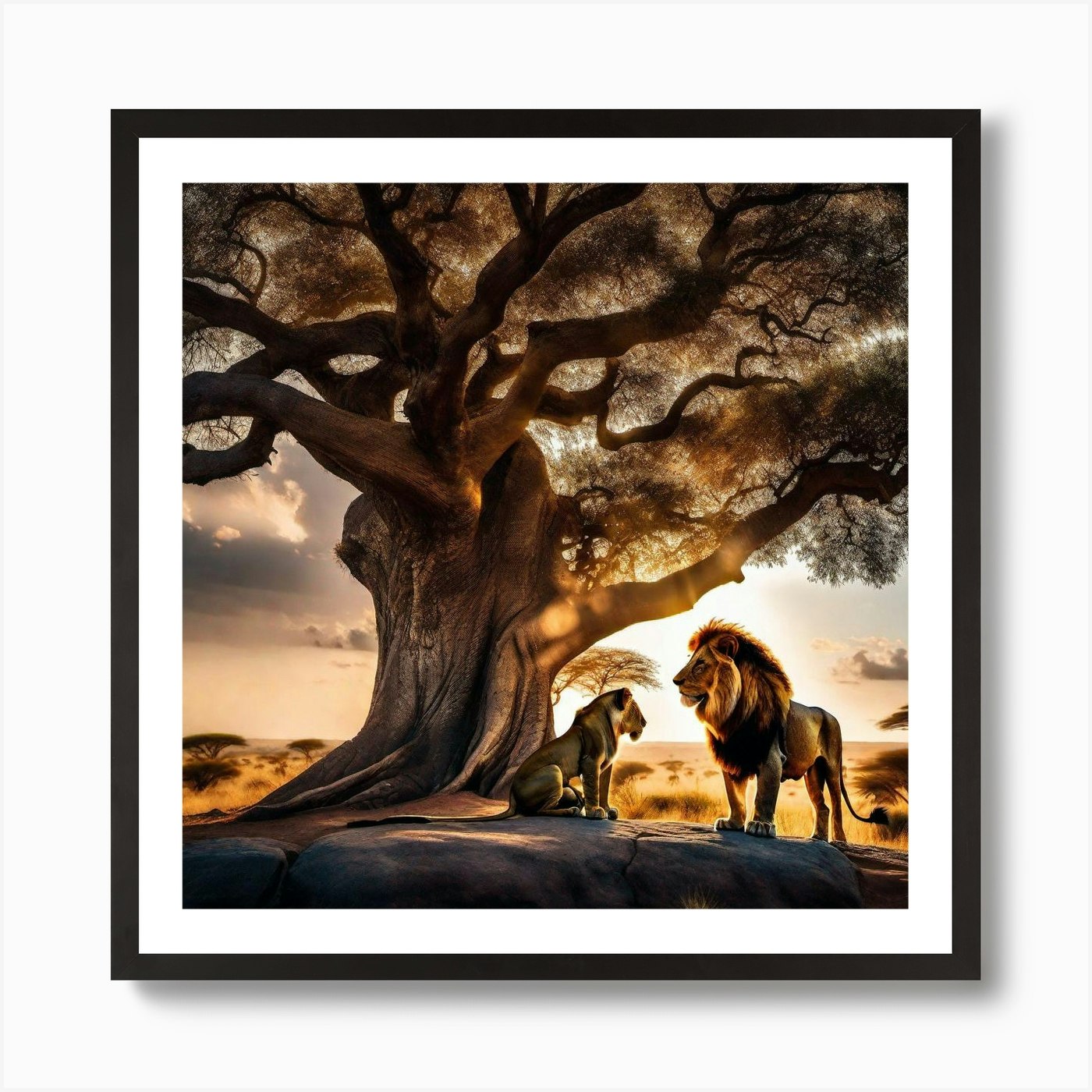 Lion King 37 Art Print Framed Wall Art Poster Canvas Print Picture