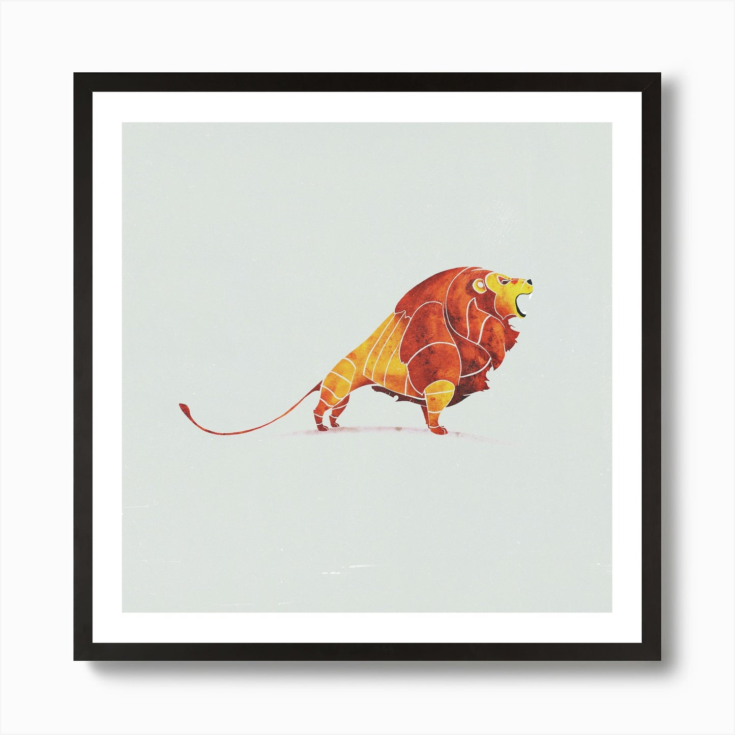 Lion Art Print I Framed Wall Art Poster Canvas Print Picture