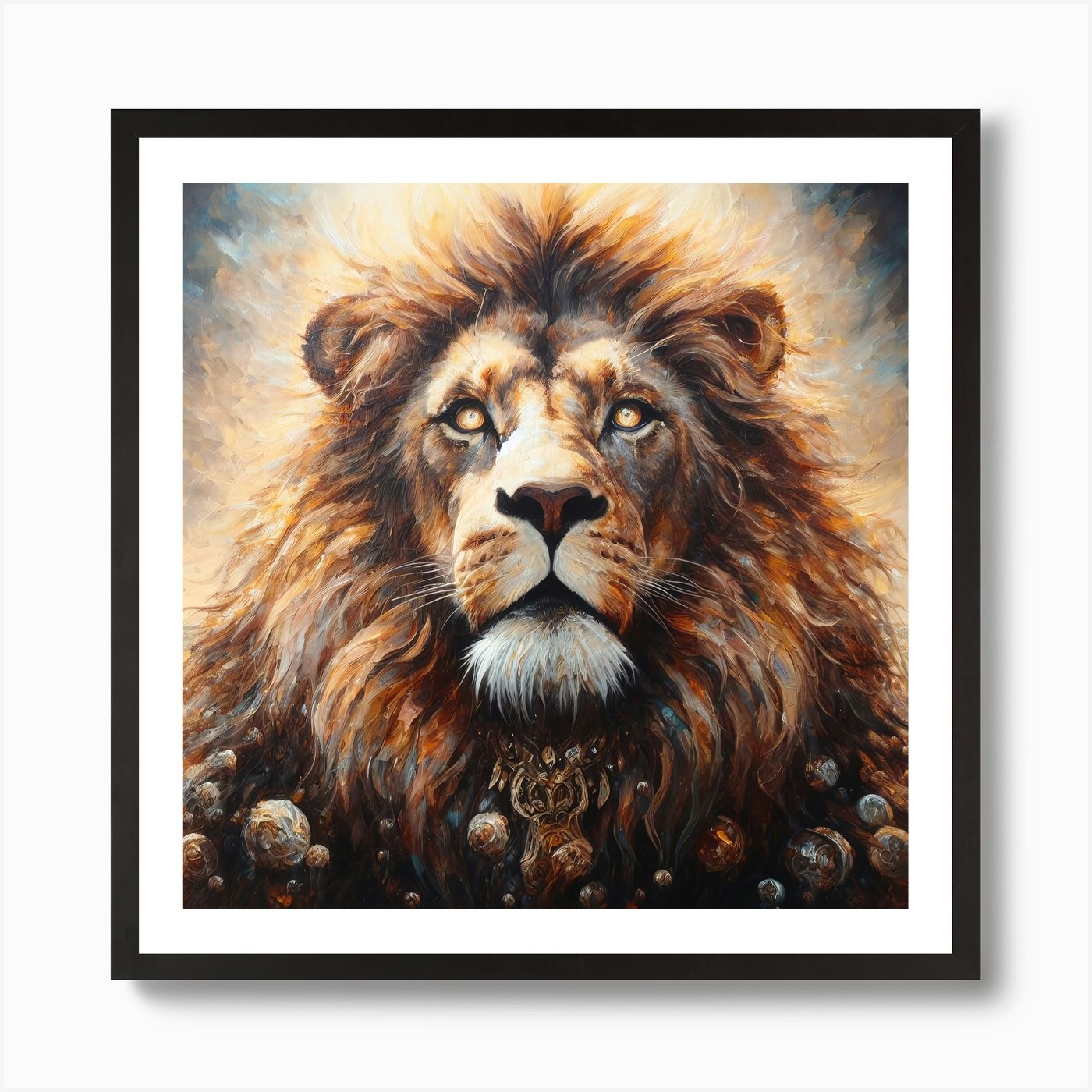 Lion king Art Print Framed Wall Art Poster Canvas Print Picture