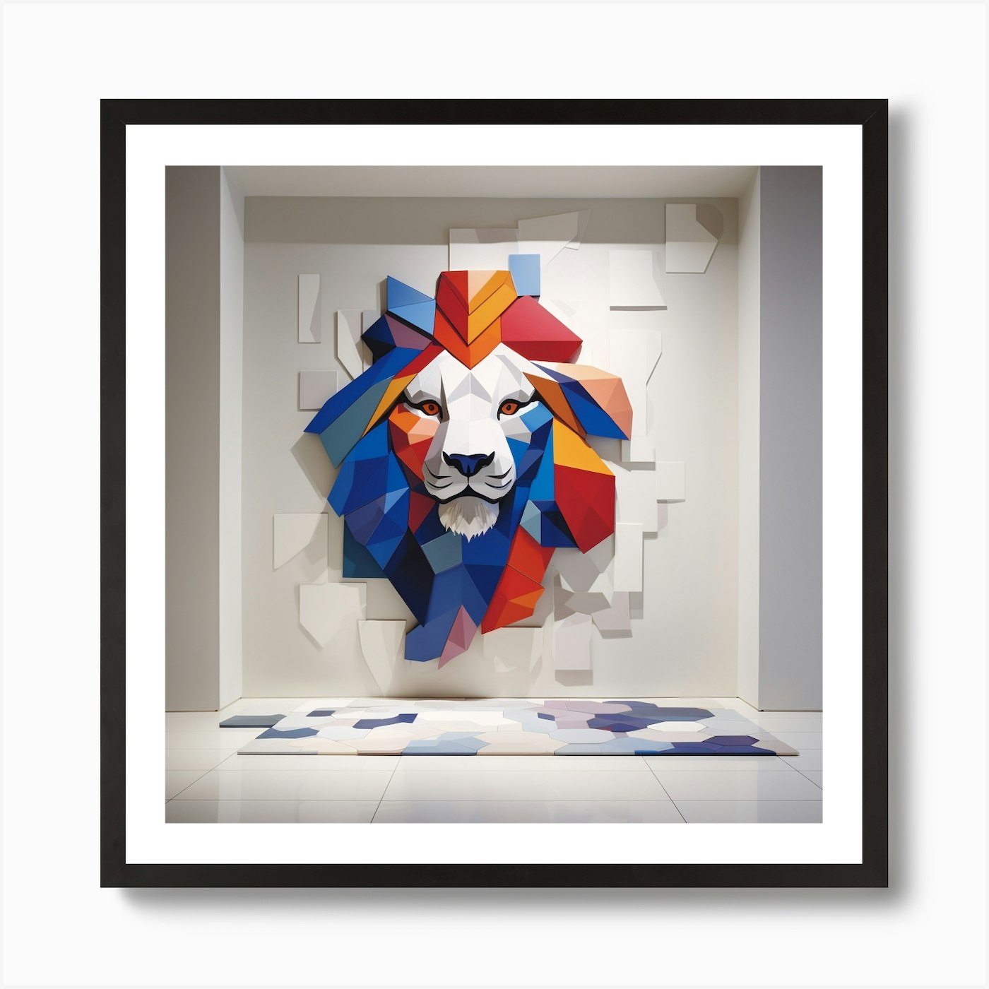 Lion Wall Art Art Print Framed Wall Art Poster Canvas Print Picture