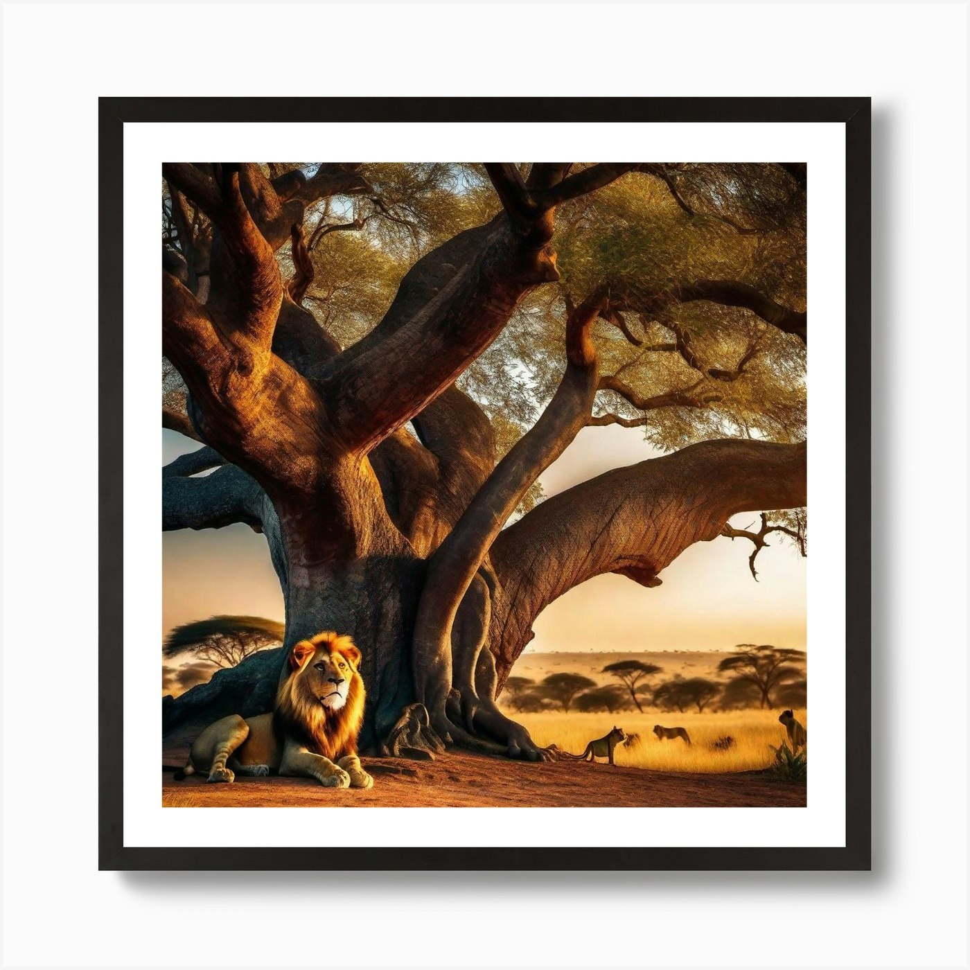 Lion King 14 Art Print Framed Wall Art Poster Canvas Print Picture