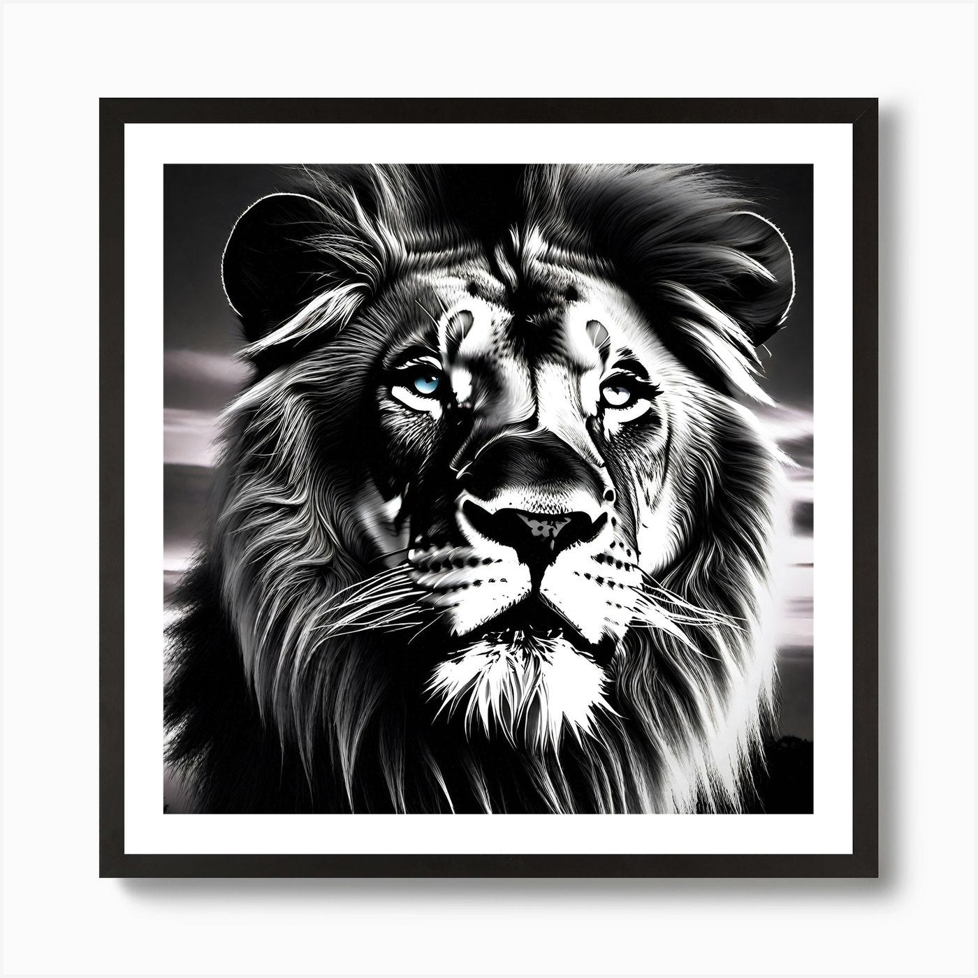 Liong Art Print Framed Wall Art Poster Canvas Print Picture