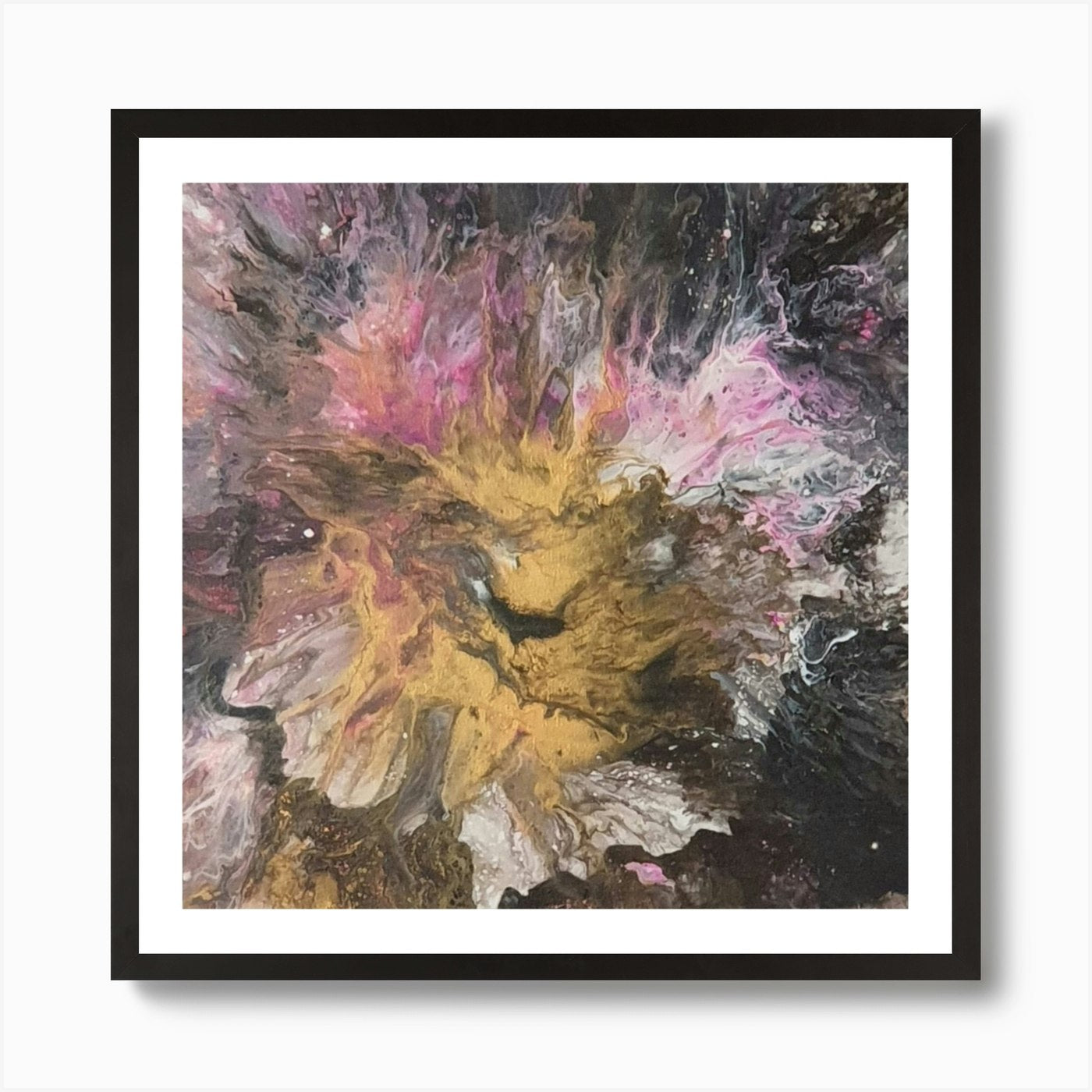 Abstract Painting Lion Art Print Framed Wall Art Poster Canvas Print Picture