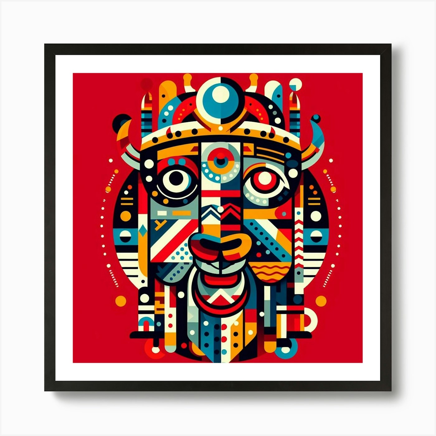 Lion Head Wall Art Art Print Framed Wall Art Poster Canvas Print Picture