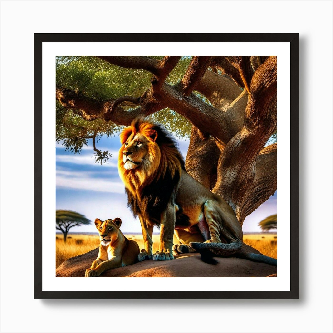 Lion King 13 Art Print Framed Wall Art Poster Canvas Print Picture