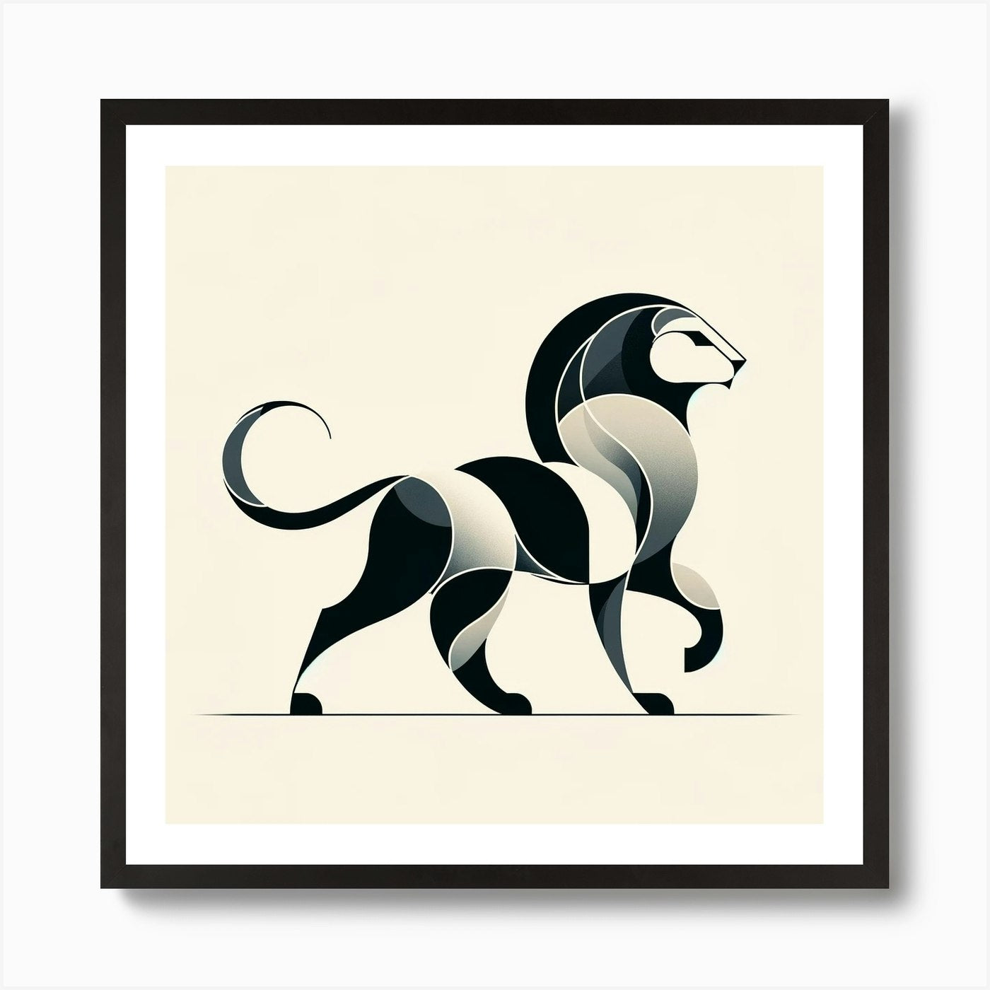 Zodiac Lion 1 Art Print Framed Wall Art Poster Canvas Print Picture