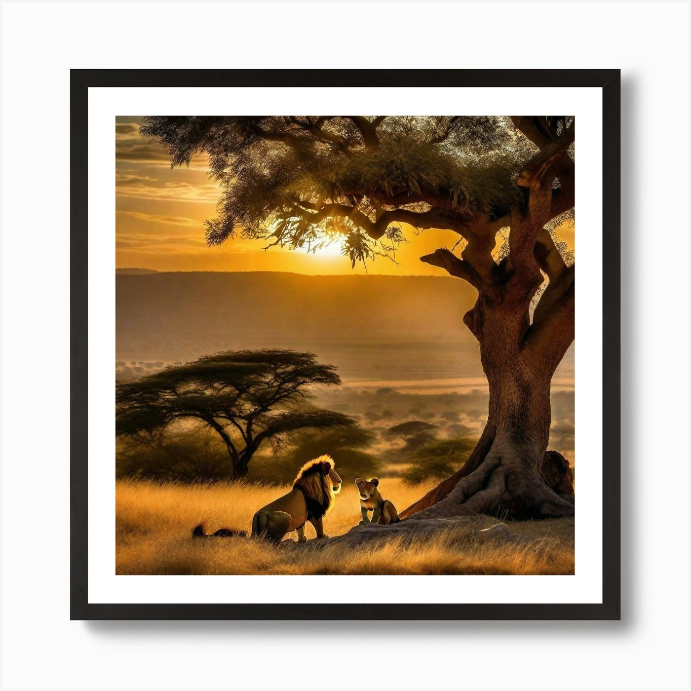 Lion King 36 Art Print Framed Wall Art Poster Canvas Print Picture