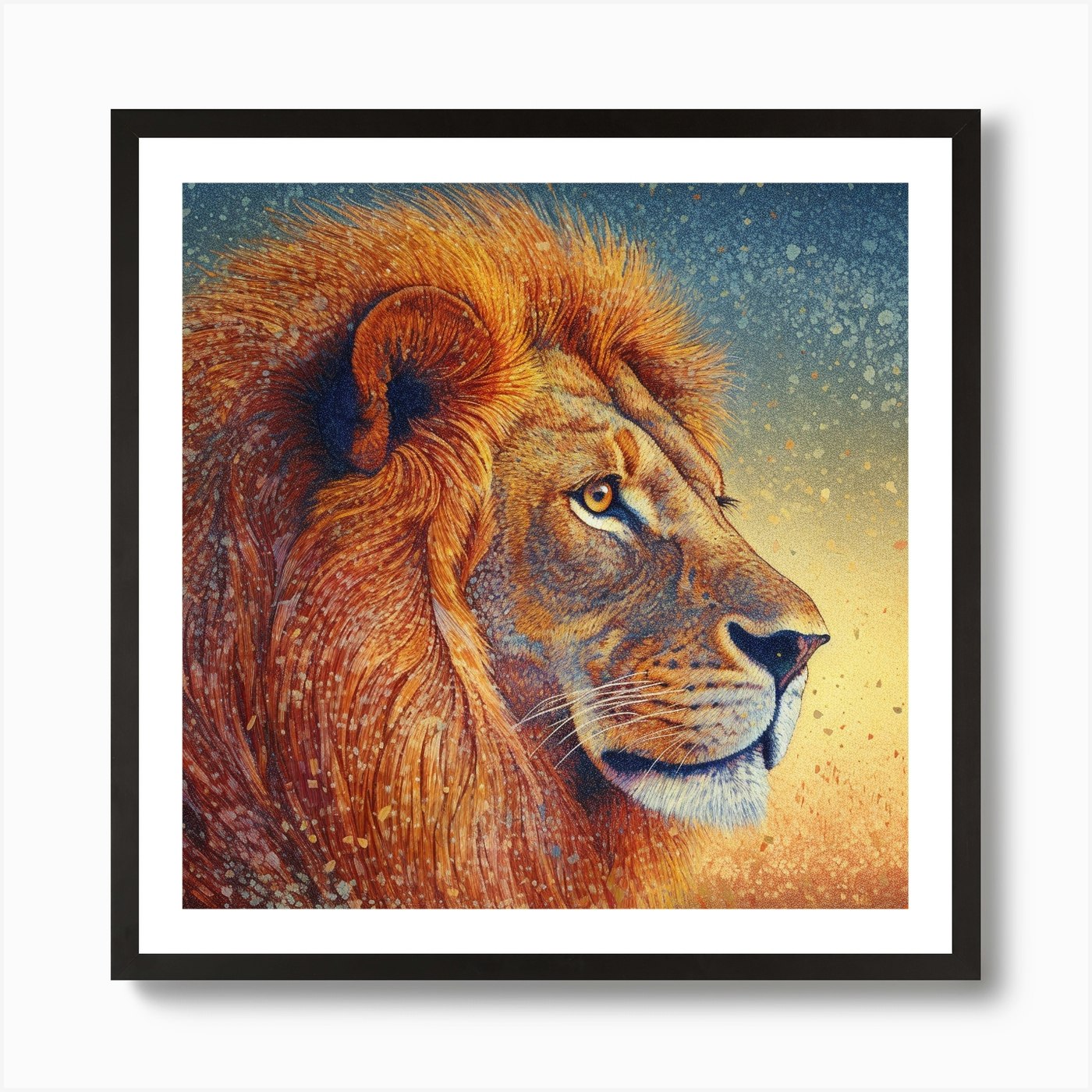 Lion king 1 Art Print Framed Wall Art Poster Canvas Print Picture