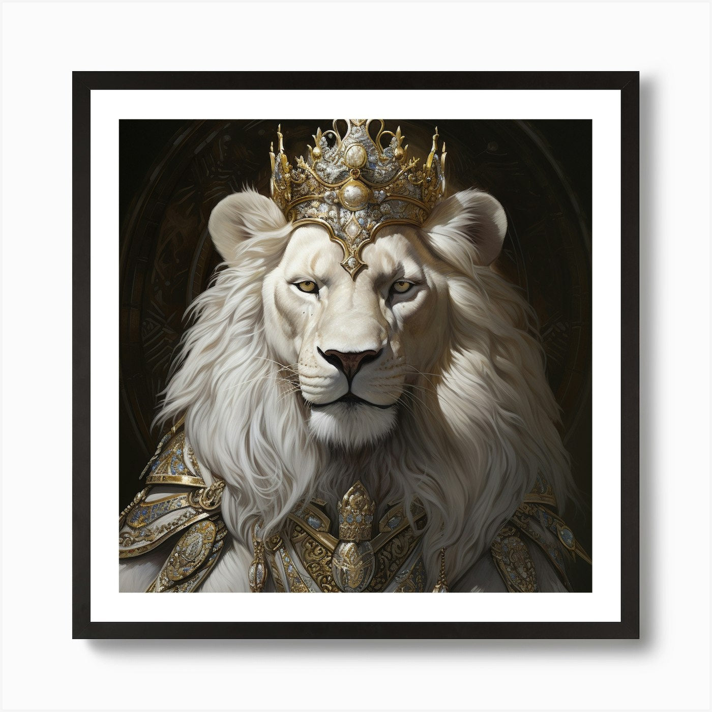 Lion Kinggg #5-Juangisme Art Print Framed Wall Art Poster Canvas Print Picture