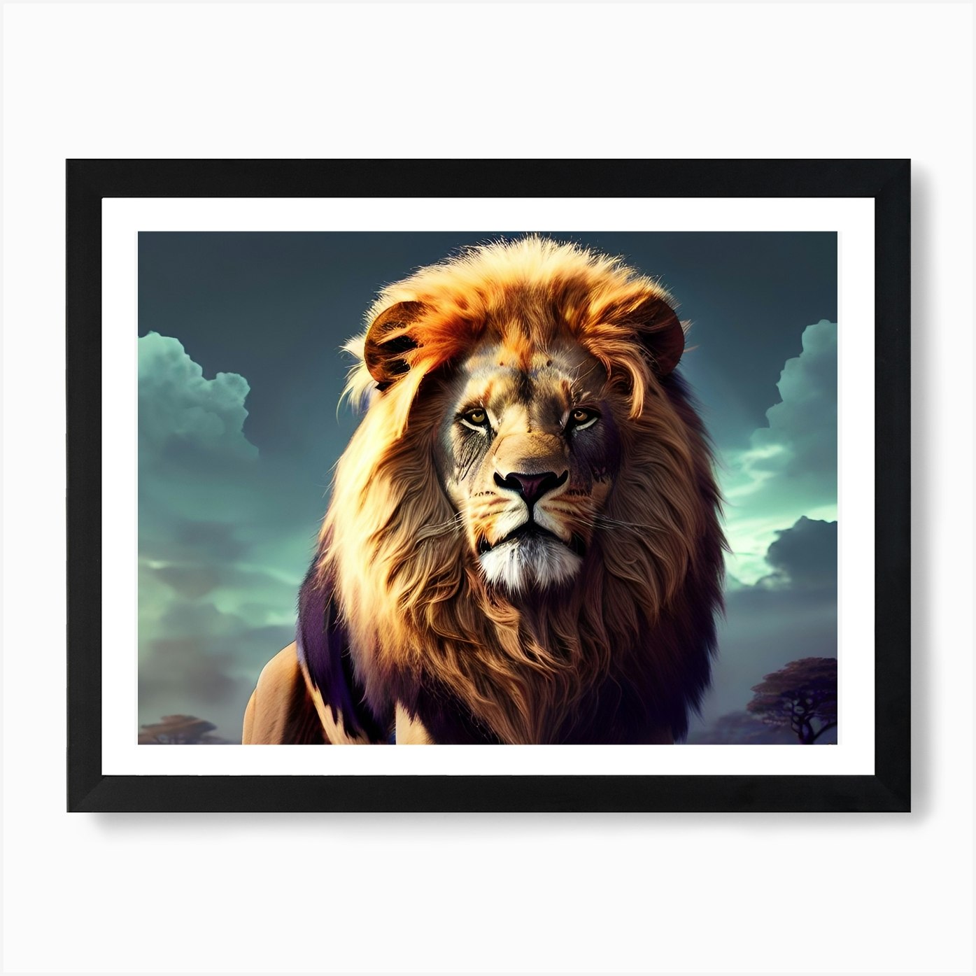 Lion king 1 Art Print Framed Wall Art Poster Canvas Print Picture