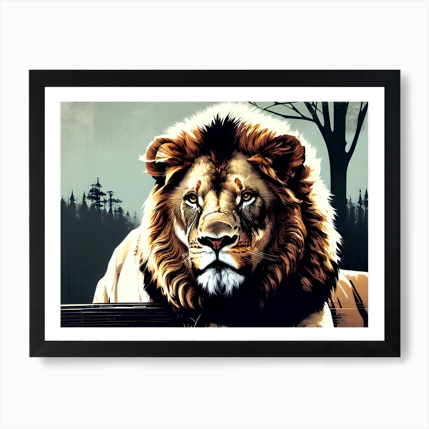 Lion king 14 Art Print Framed Wall Art Poster Canvas Print Picture