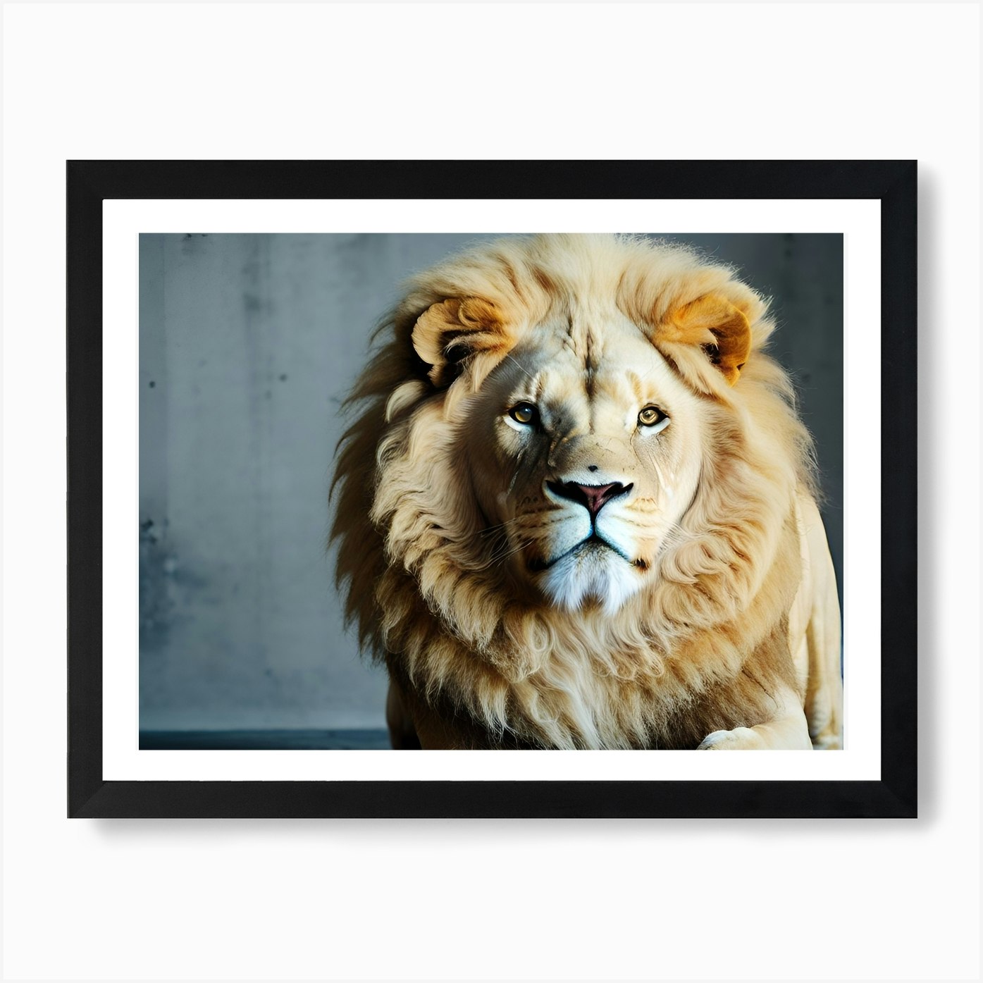 Lion art 76 Art Print Framed Wall Art Poster Canvas Print Picture