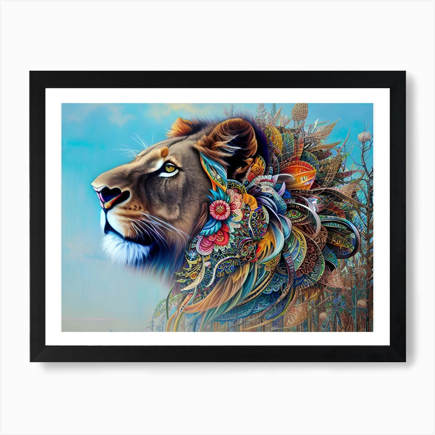 Lion king 18 Art Print Framed Wall Art Poster Canvas Print Picture
