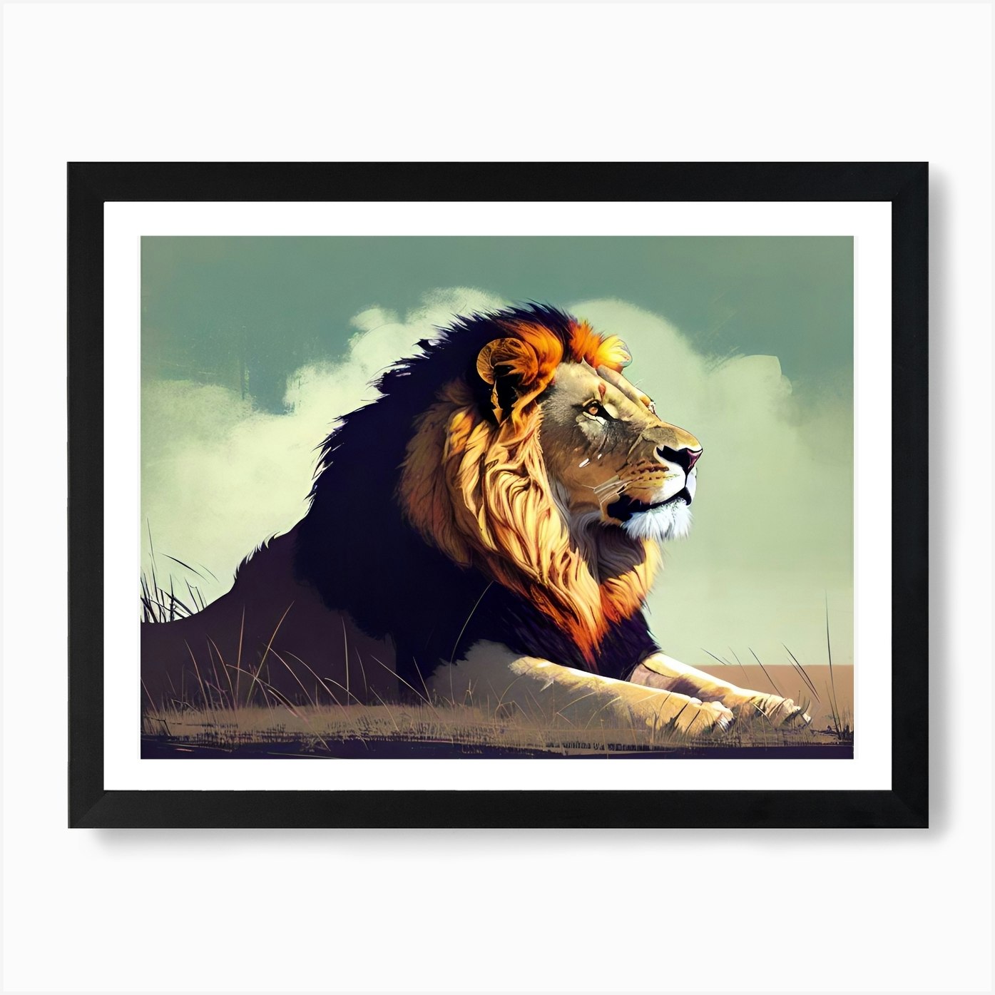 Lion king 11 Art Print Framed Wall Art Poster Canvas Print Picture