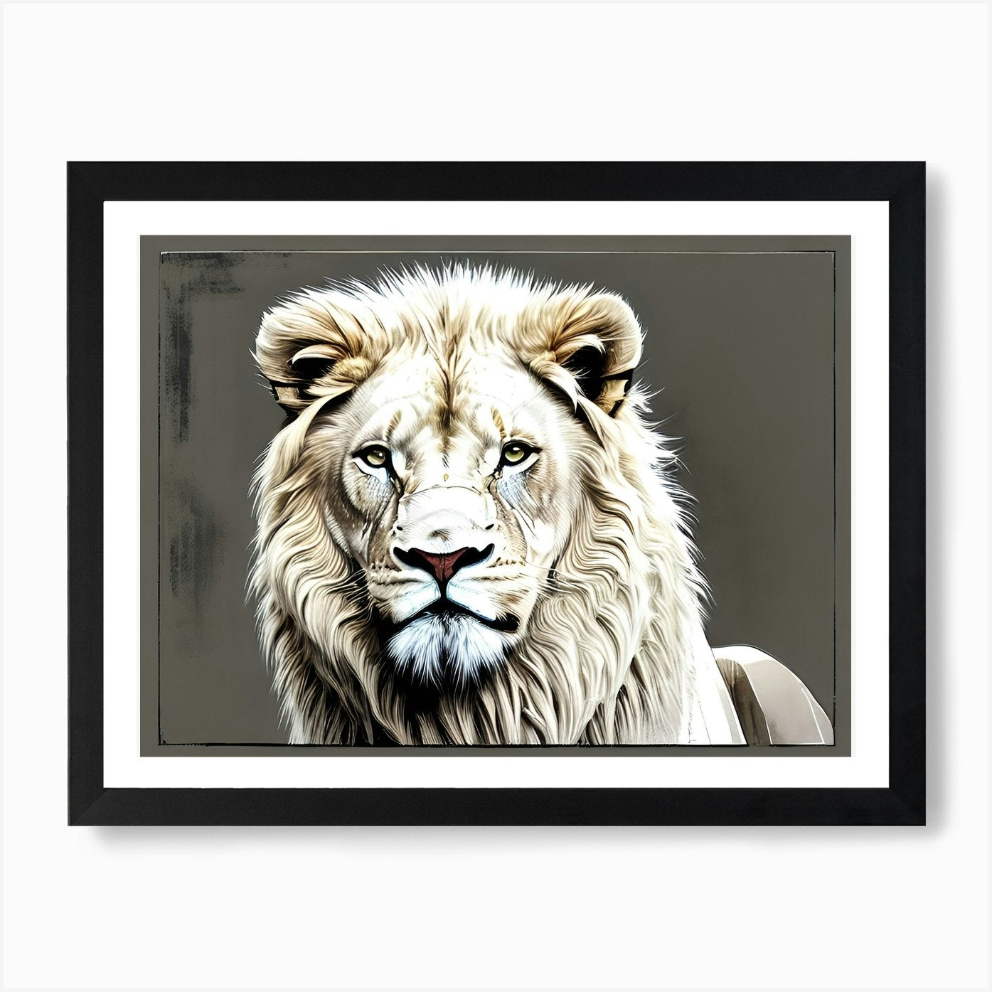 Lion art 73 Art Print Framed Wall Art Poster Canvas Print Picture