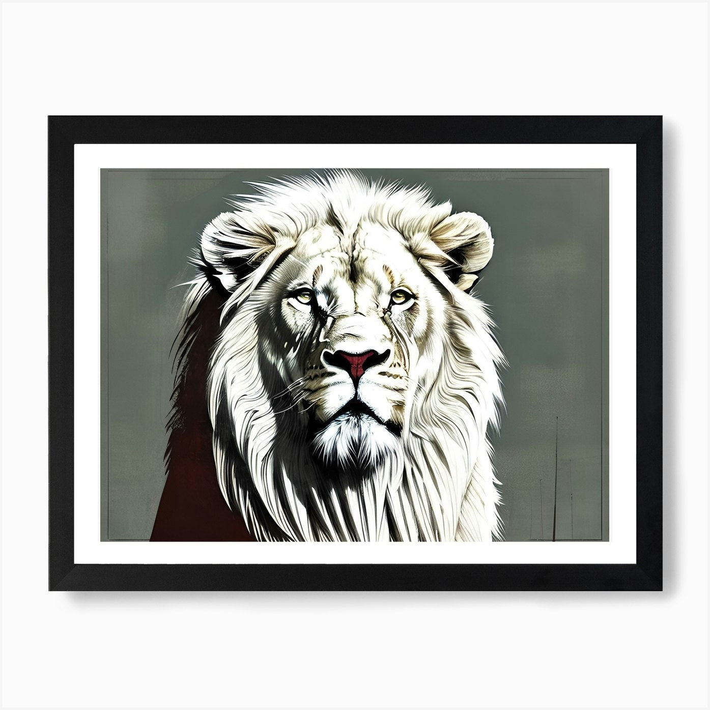 Lion art 71 Art Print Framed Wall Art Poster Canvas Print Picture