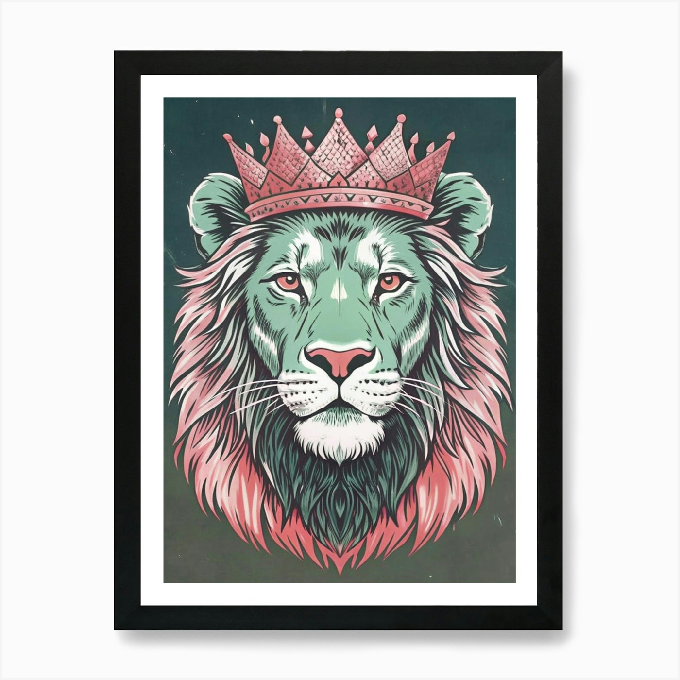 Lion King Art Print Framed Wall Art Poster Canvas Print Picture