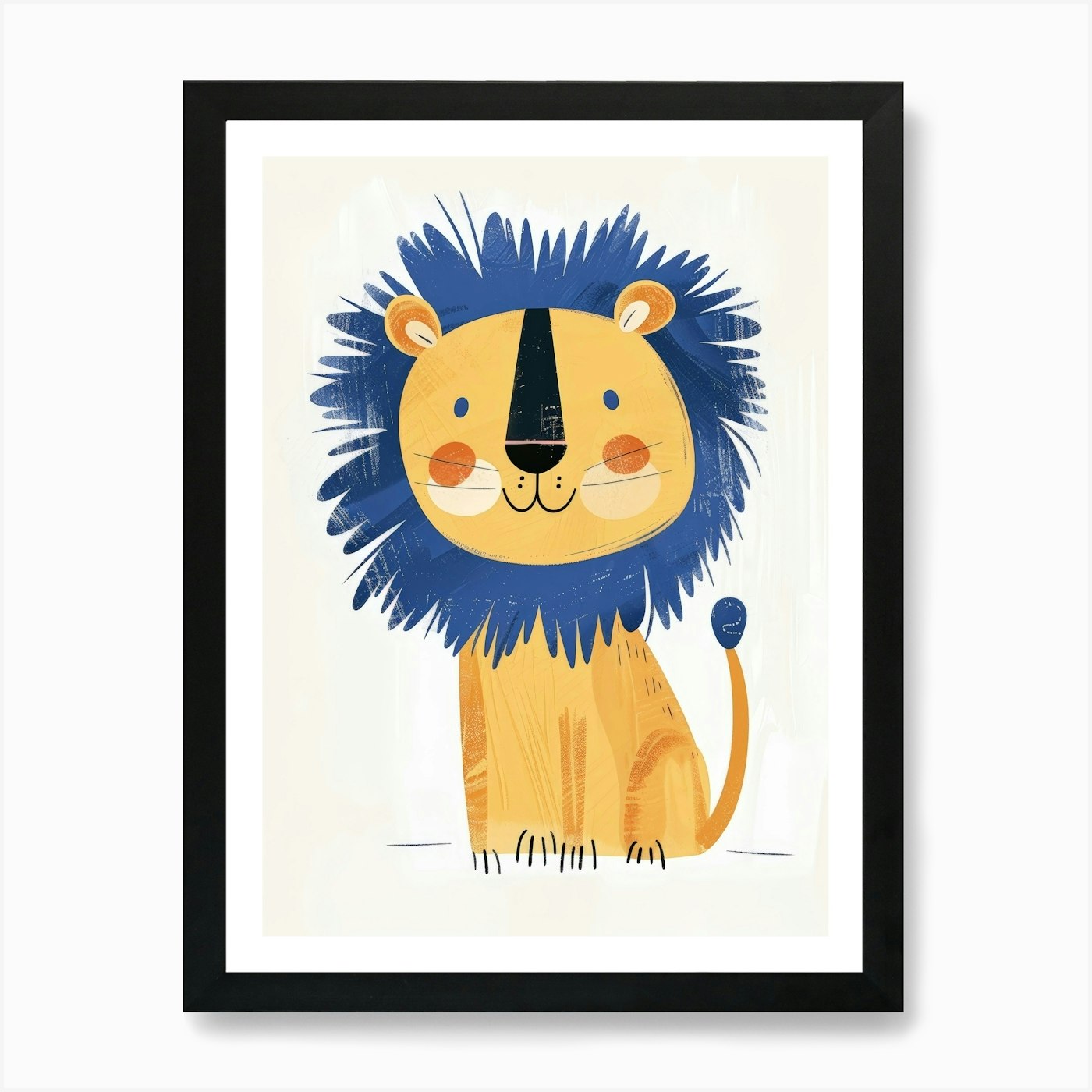 Lion Canvas Print 1 Art Print Framed Wall Art Poster Canvas Print Picture