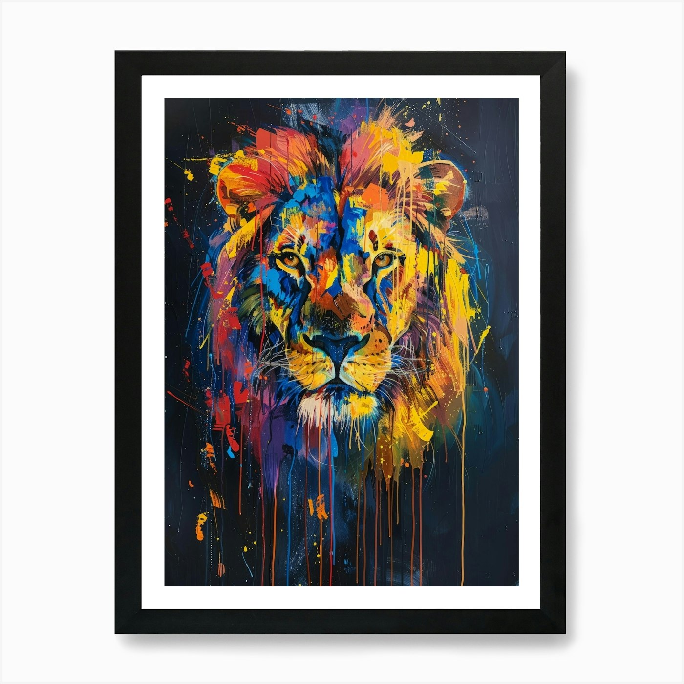 Lion Canvas Print Art Print Framed Wall Art Poster Canvas Print Picture