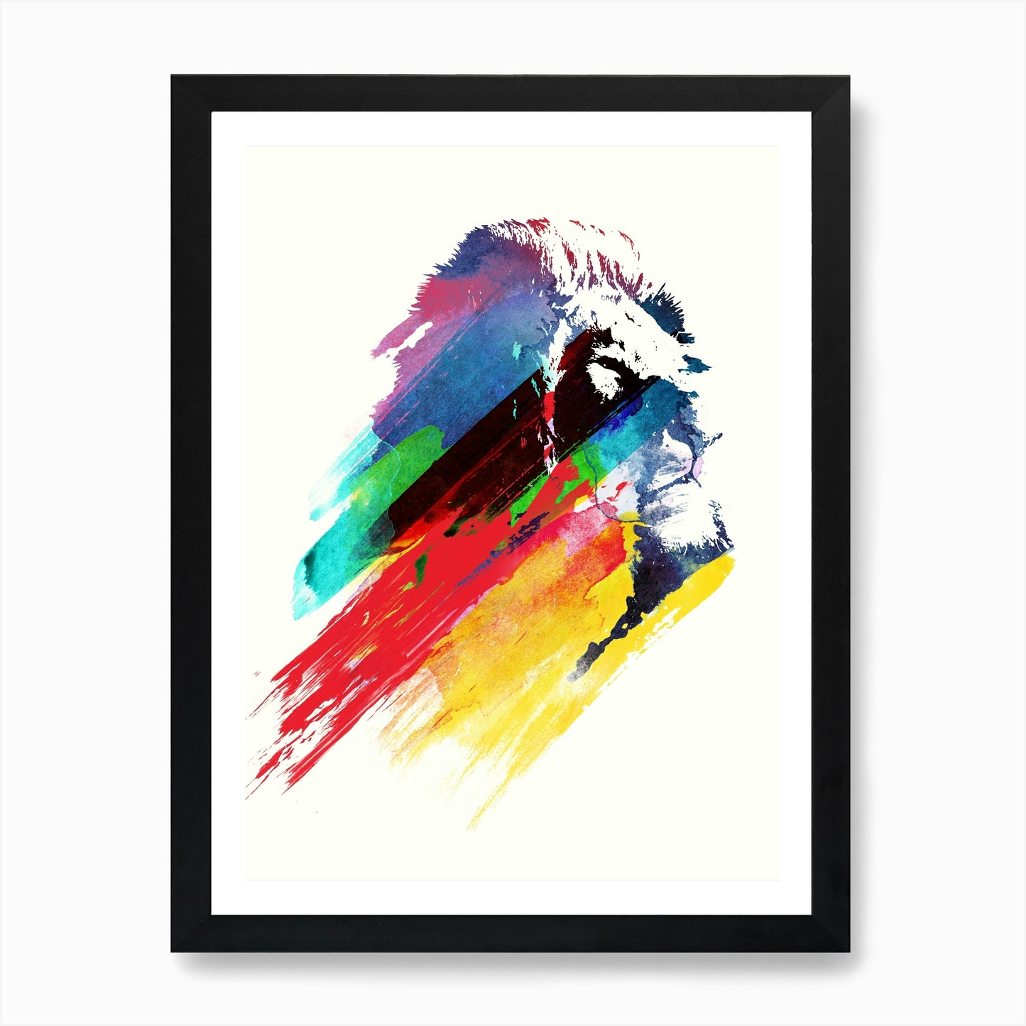 Our Hero Lion Art Print Framed Wall Art Poster Canvas Print Picture