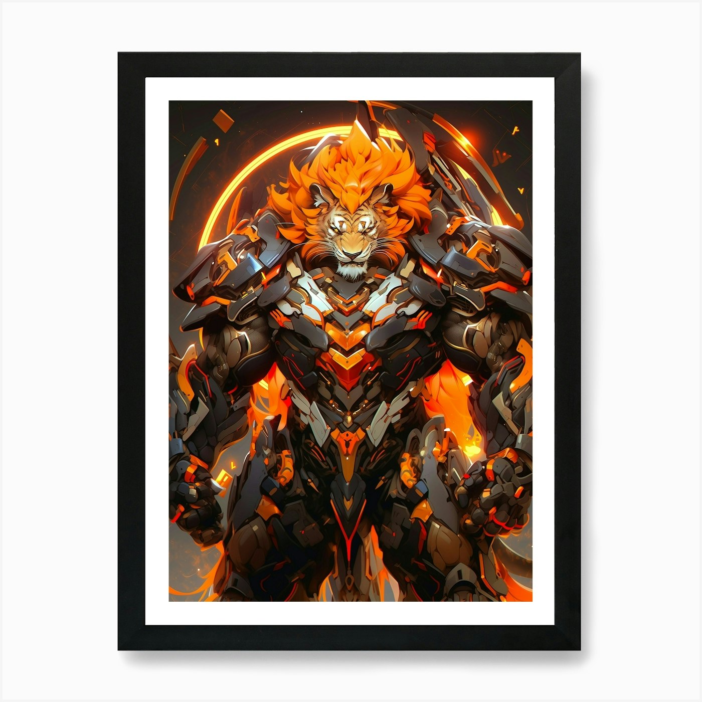 Lion Art Art Print Framed Wall Art Poster Canvas Print Picture