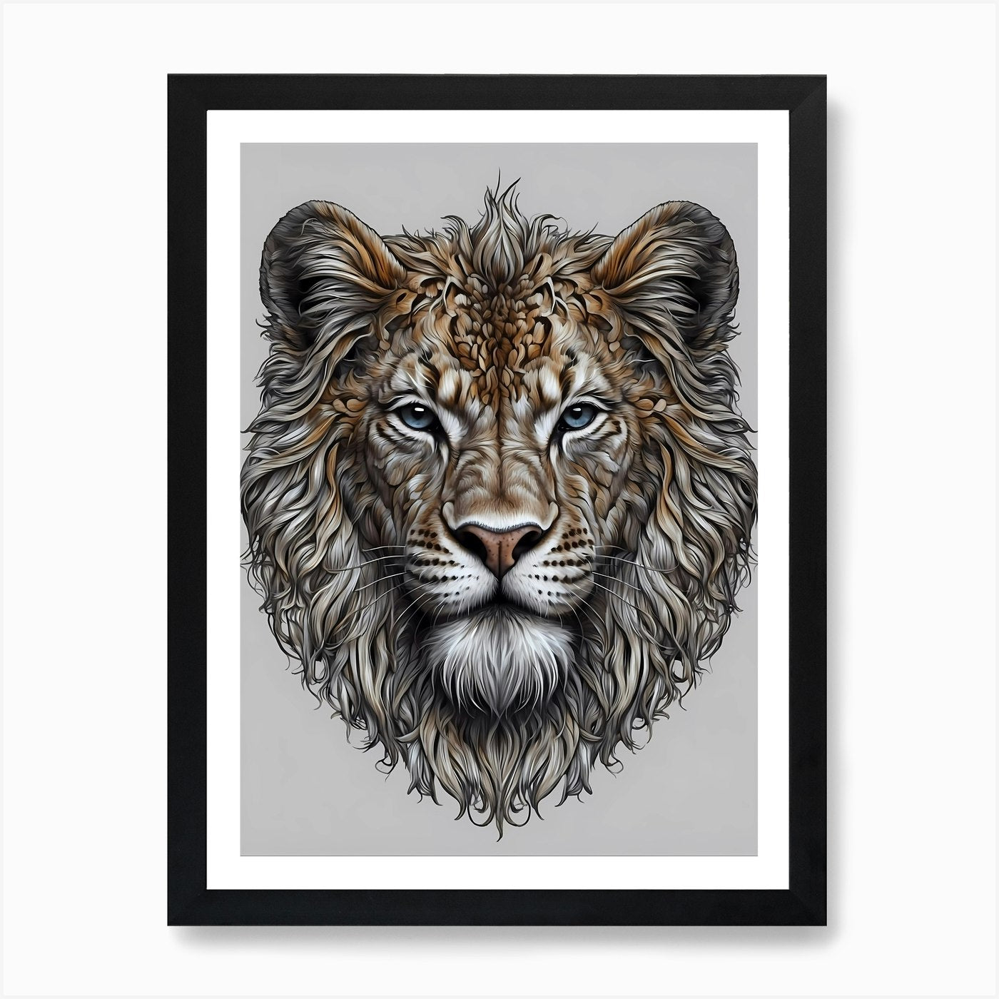 Lion Canvas Art Art Print Framed Wall Art Poster Canvas Print Picture