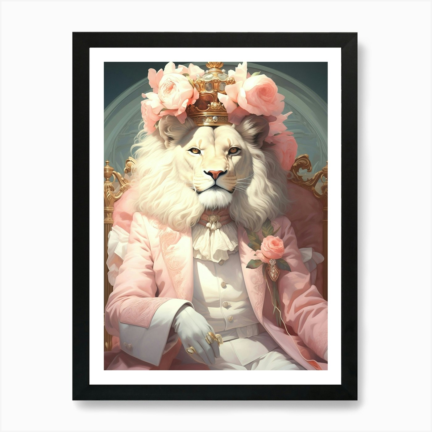 Lion King Art Print Framed Wall Art Poster Canvas Print Picture