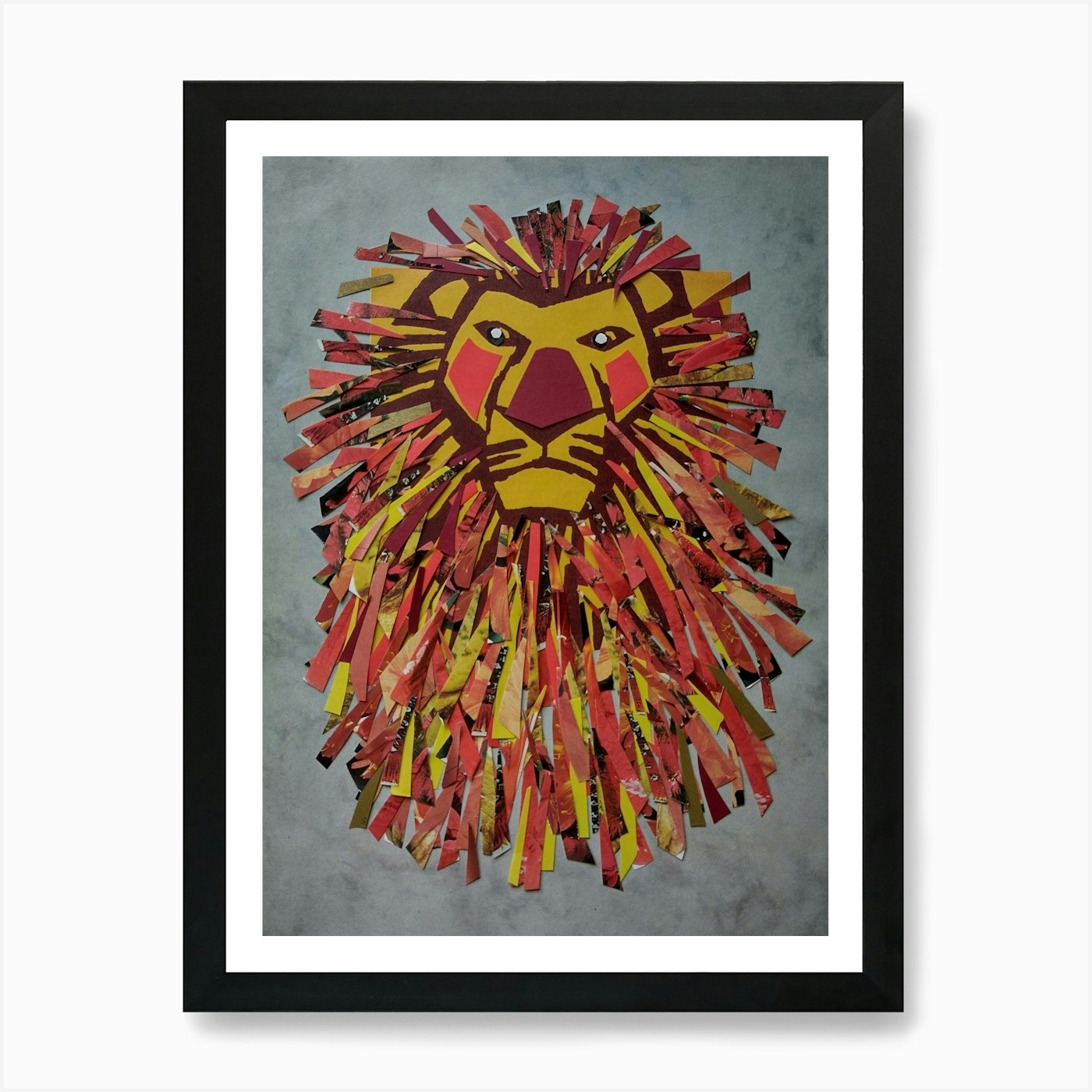 Lion King, Modern Wall Art for Any Framed Wall Art Poster Canvas Print Picture