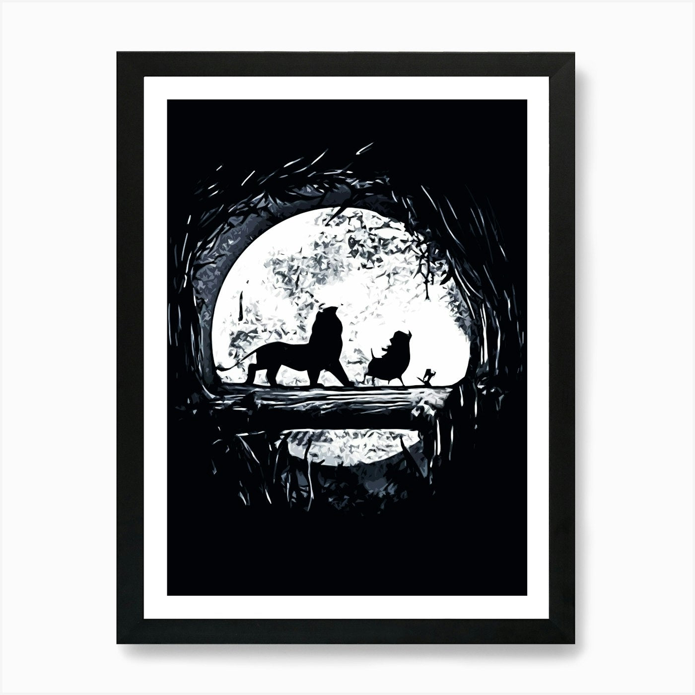 Lion King movie 3 Art Print Framed Wall Art Poster Canvas Print Picture