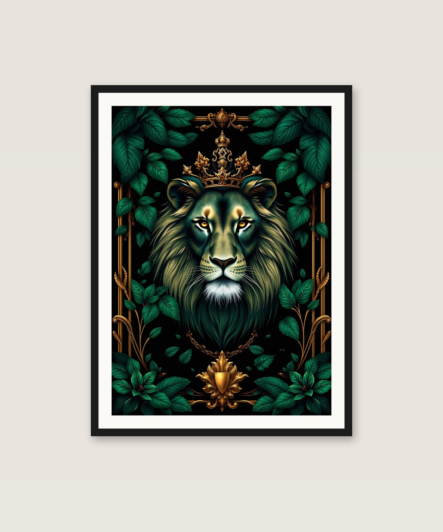 Emerald Crown Lion