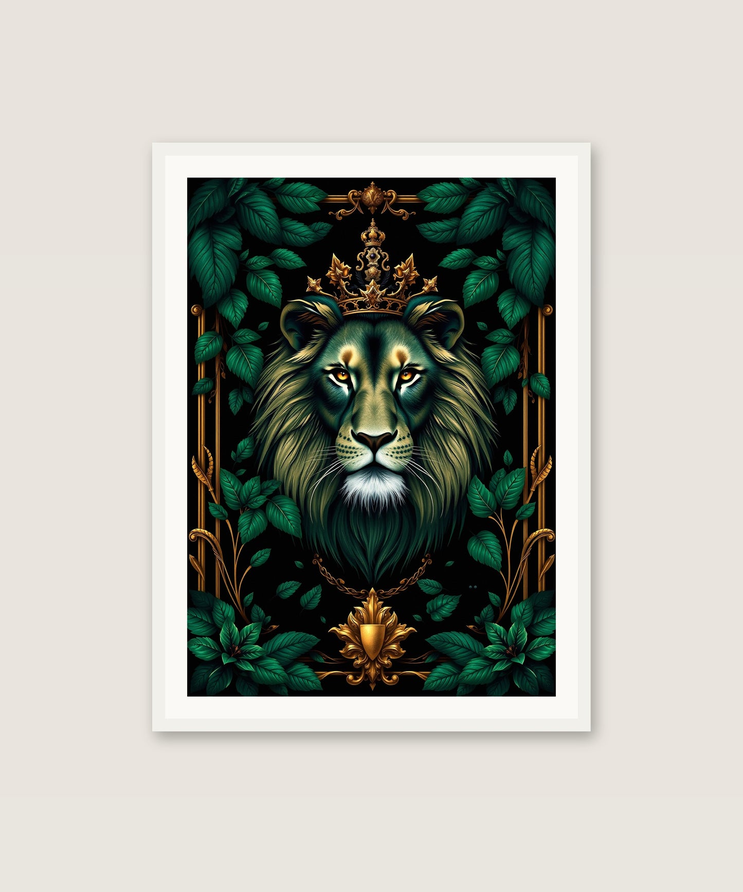 Emerald Crown Lion