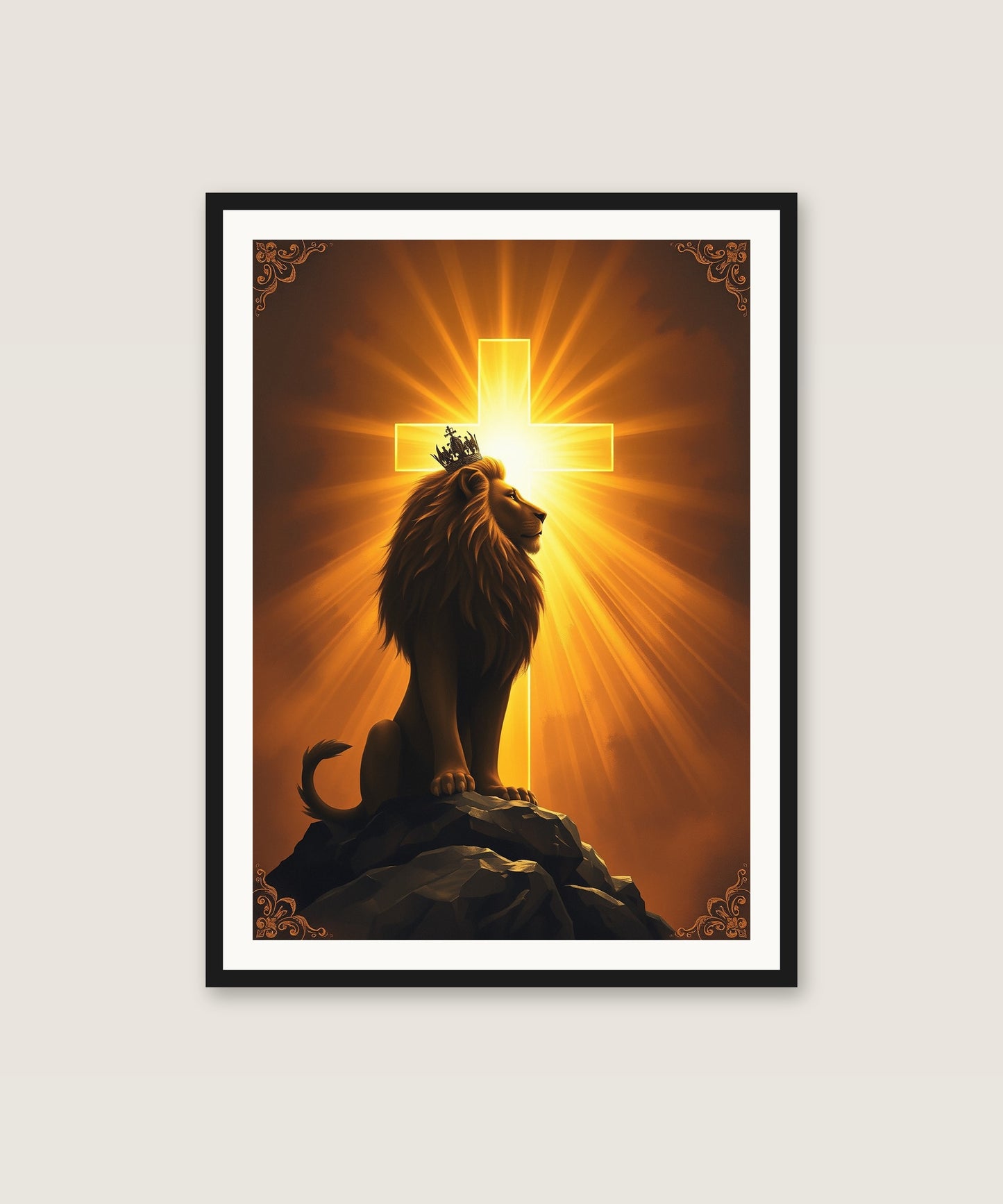 Lion and Cross