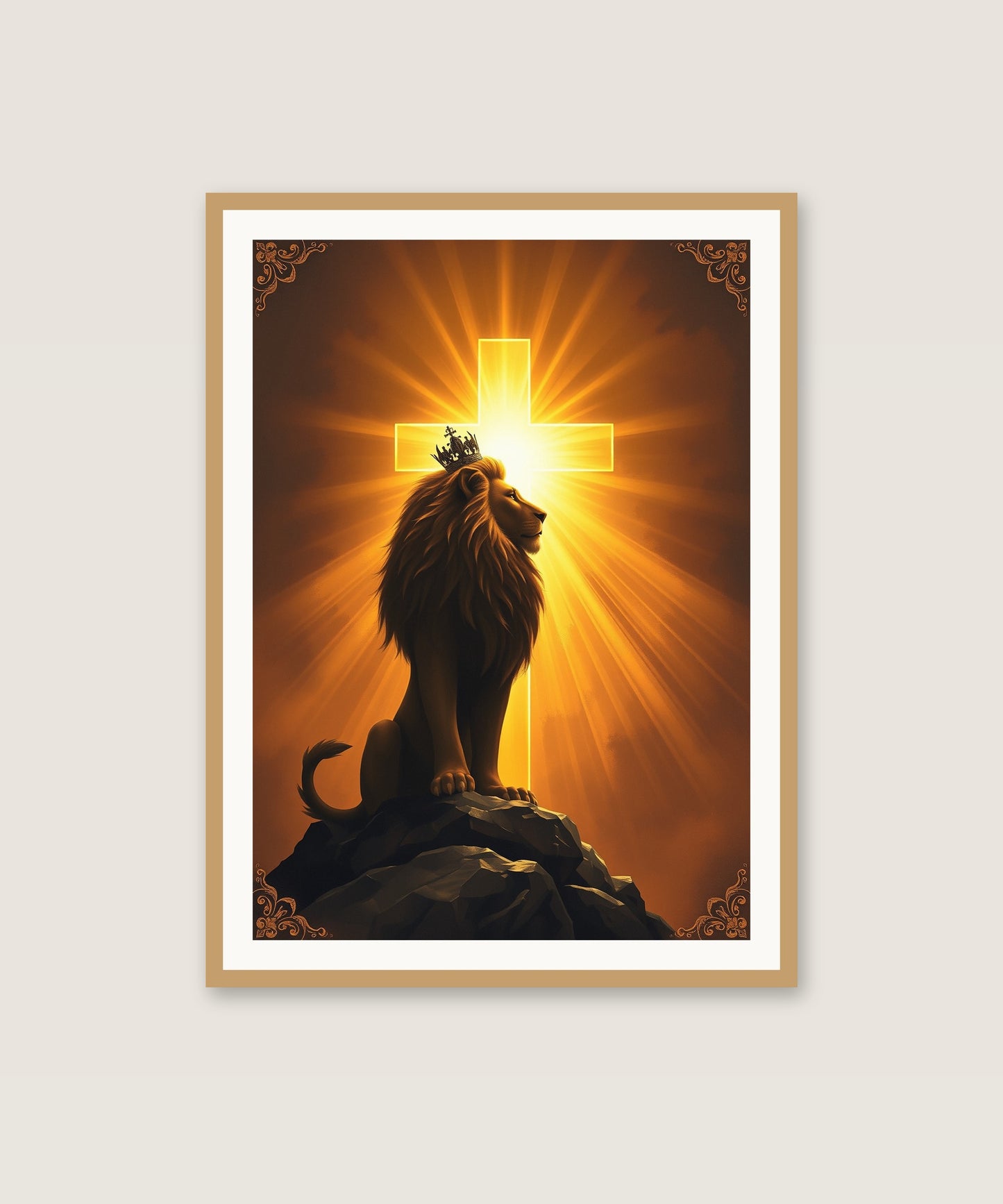 Lion and Cross