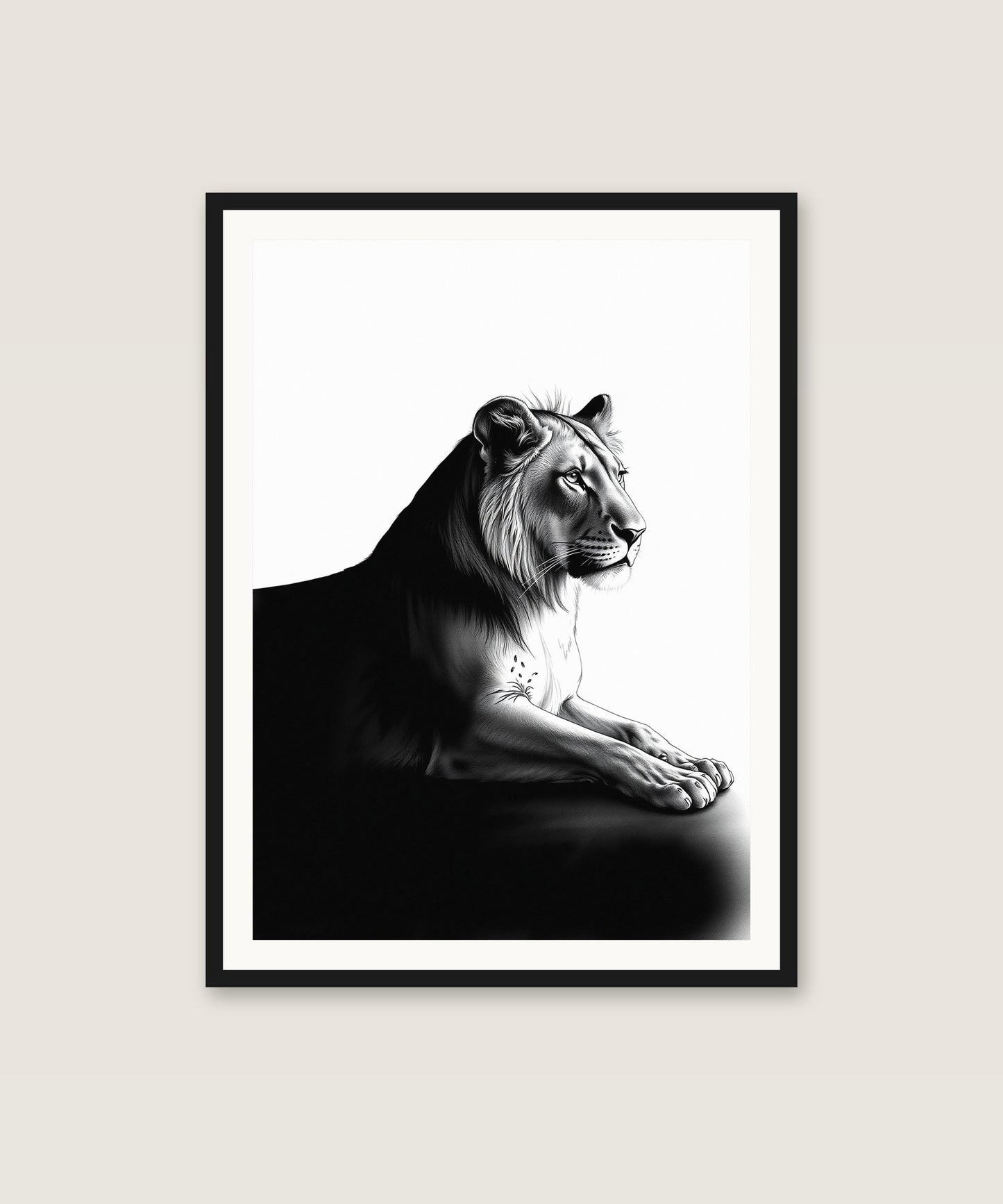 Ink Lioness Calm