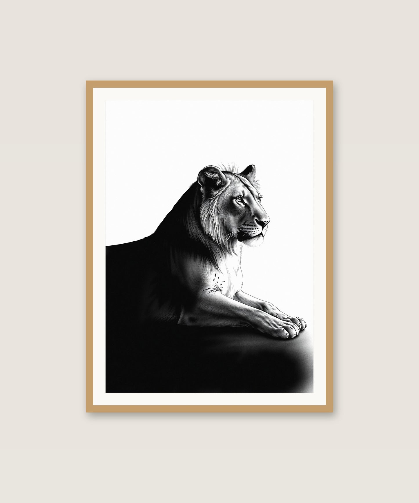 Ink Lioness Calm