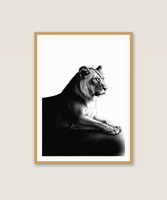 Ink Lioness Calm