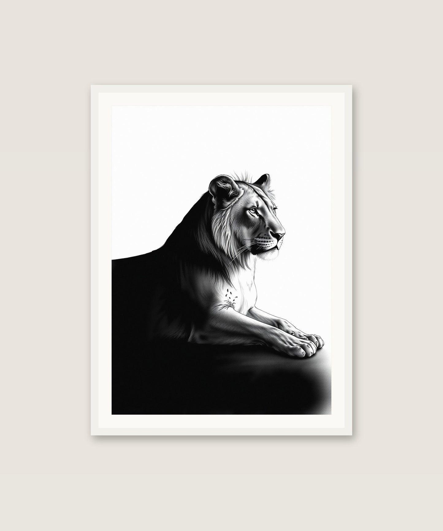 Ink Lioness Calm