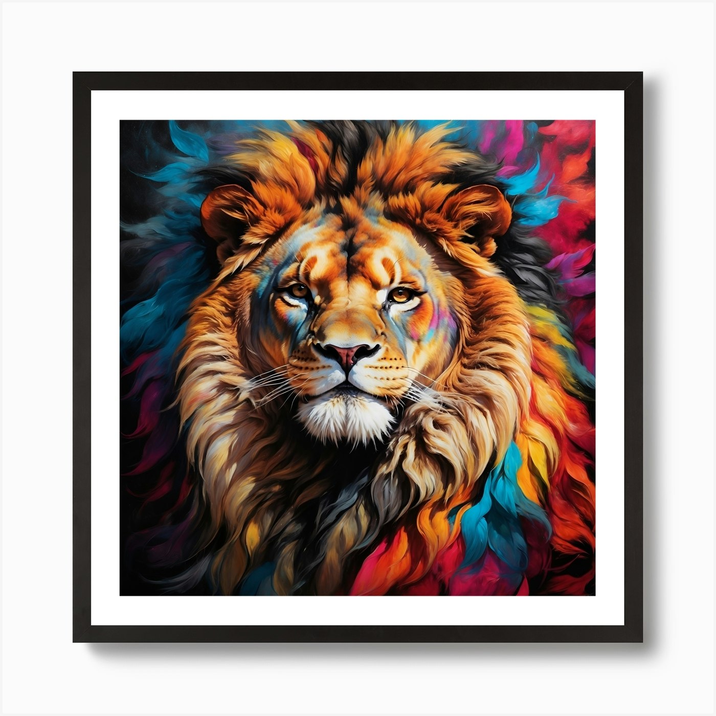 Lion king Art Print Framed Wall Art Poster Canvas Print Picture