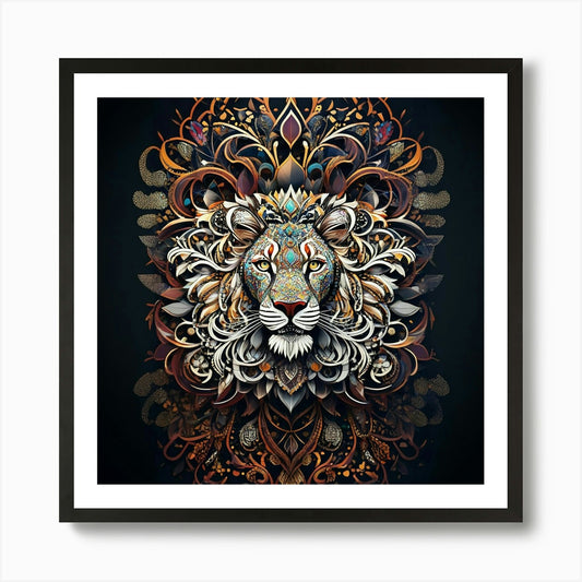 Lion Art Art Print Framed Wall Art Poster Canvas Print Picture