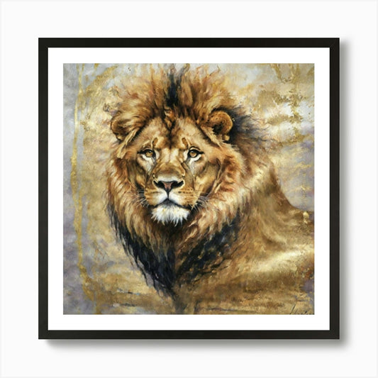 Lion of Judah Art Print Framed Wall Art Poster Canvas Print Picture