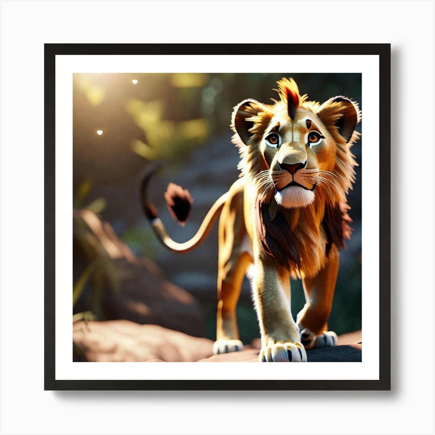 Lion King 21 Art Print Framed Wall Art Poster Canvas Print Picture