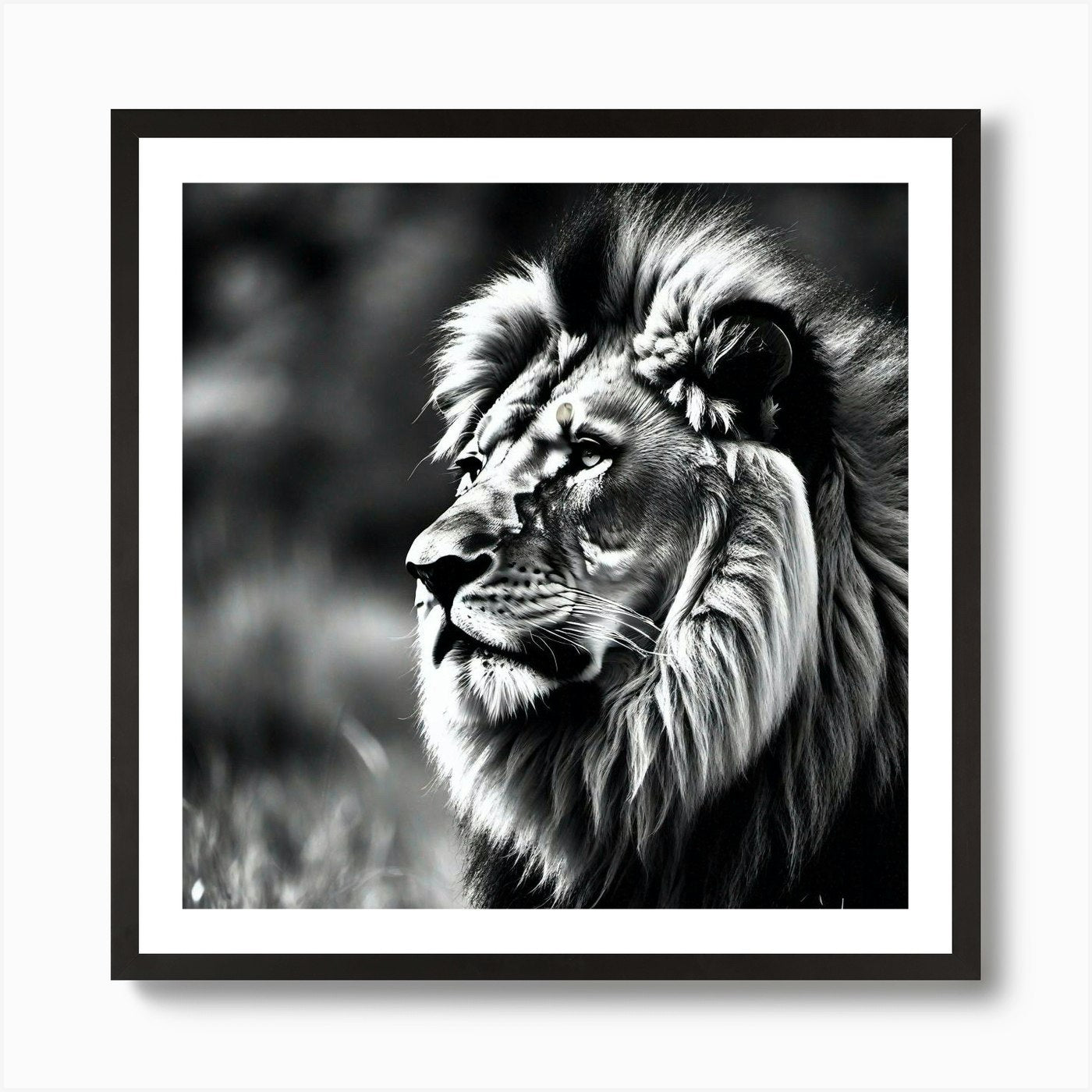 Lion art 82 Art Print Framed Wall Art Poster Canvas Print Picture