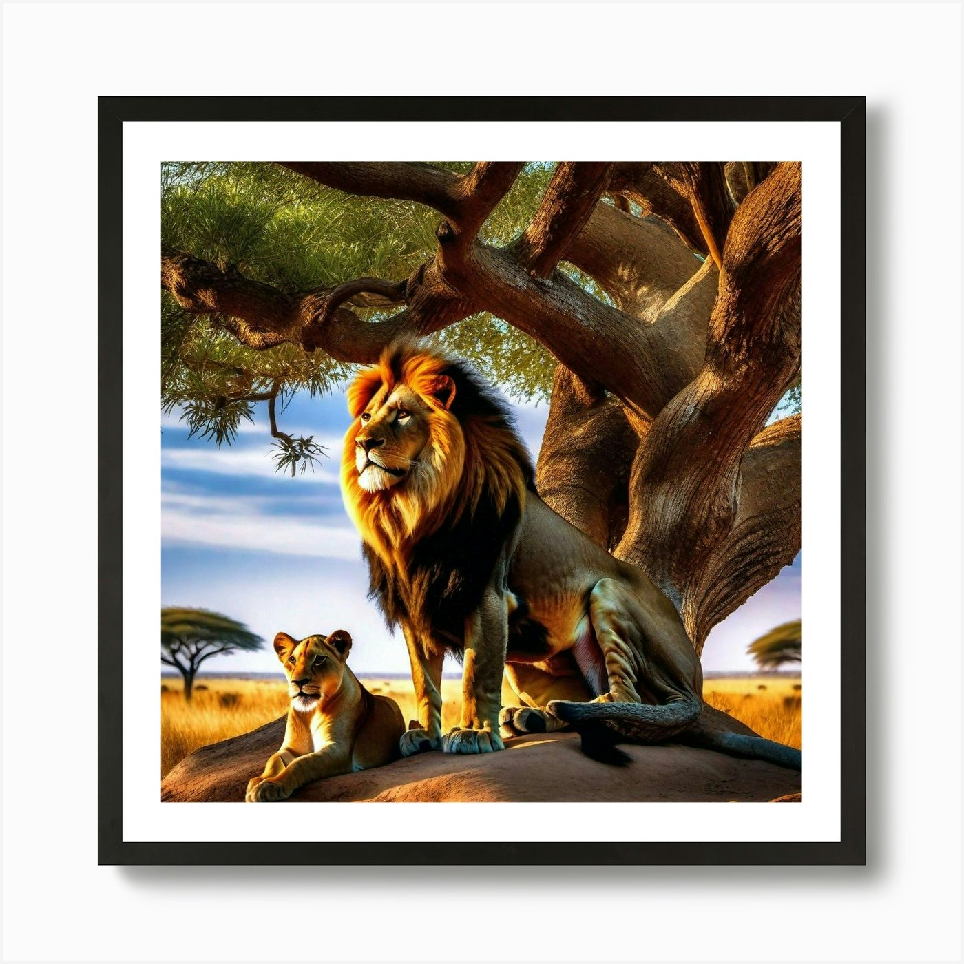 Lion King 34 Art Print Framed Wall Art Poster Canvas Print Picture